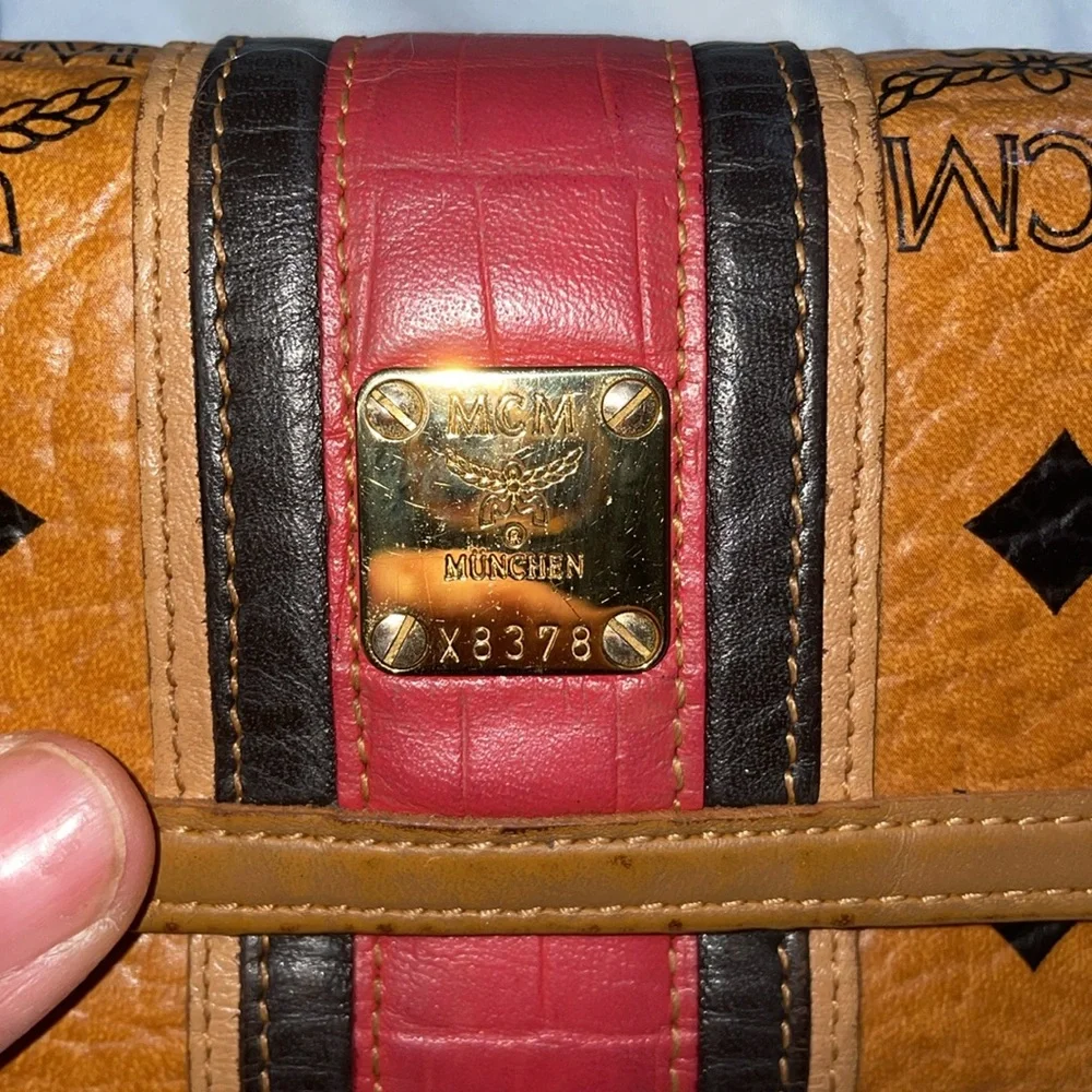 MCM Visetos Short Trifold Wallet